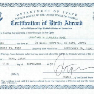 Buy 100% Real Birth Certificate Online At Best Prices