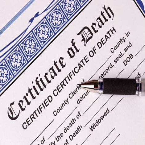 DEATH CERTIFICATES