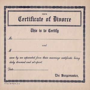 Divorce Certificate Maker