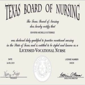 Nclex Certificate