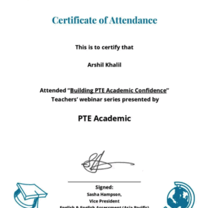 Buy PTE Certification