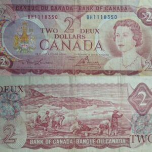 2 dollar canadian bill for sale